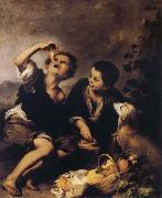 Bartolome Esteban Murillo The Pie Eater oil